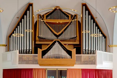 Die Orgel in der Steglitzer Markus-Kirche.