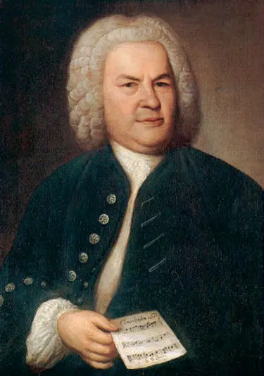 Portrait von Johann Sebastian Bach von Elias Gottlob Haussmann