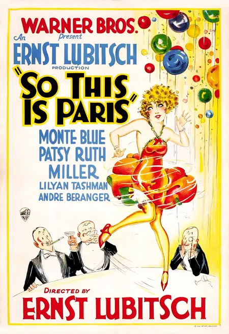 Werbeplakat für "So this is Paris" von 1926