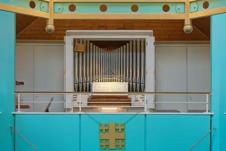 Die Orgel in der Johann-Sebastian-Bach-Kirche